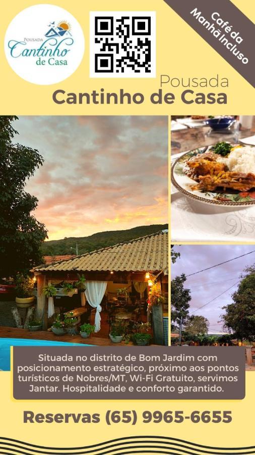 Pousada Cantinho De Casa Nobres Luaran gambar